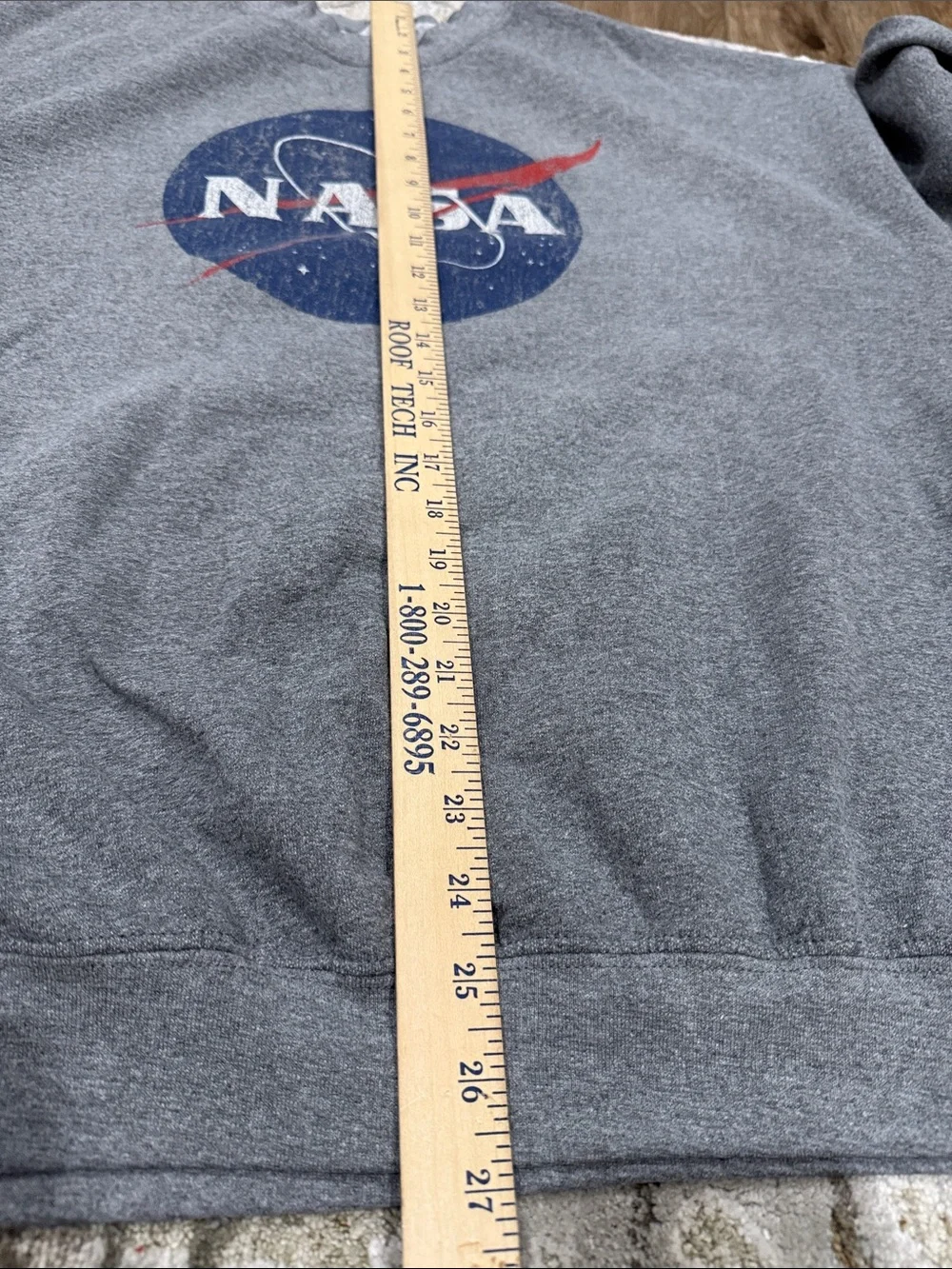 Vintage nasa gray sweatshirt - men’s XL